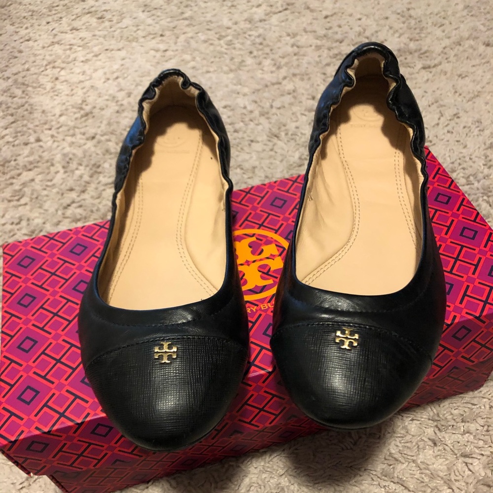 Tory Burch York Baller Flats